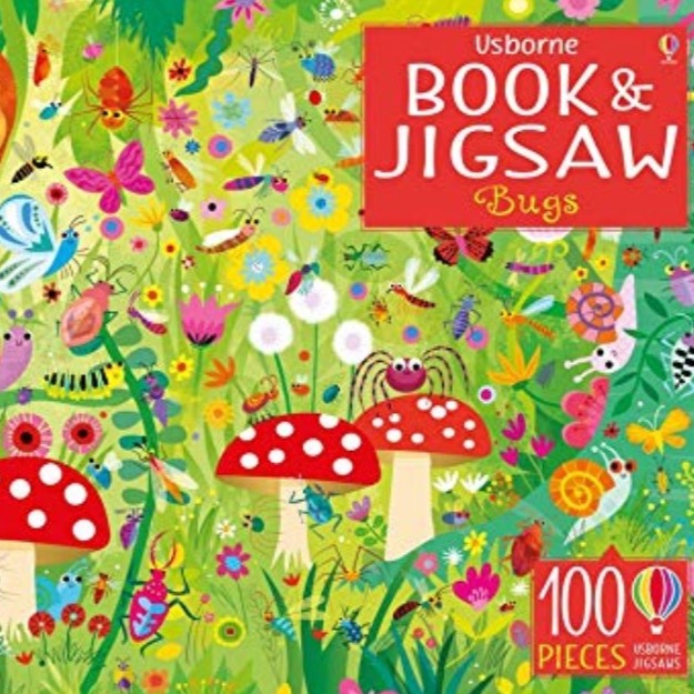 Usborne Book and Jigsaw - Bugs