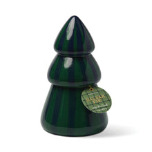 Cabana Striped Christmas Tree Candle Balsam Fir