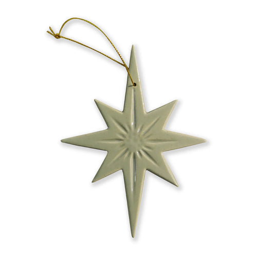Christmas Star Hanging Decoration Sage