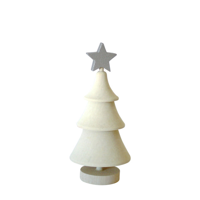 Christmas Tree with Star (white)