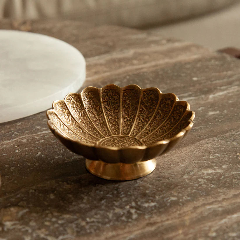 Clover Brass Dish