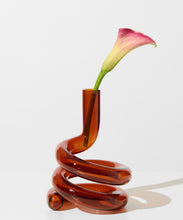 Cobra Vase Amber