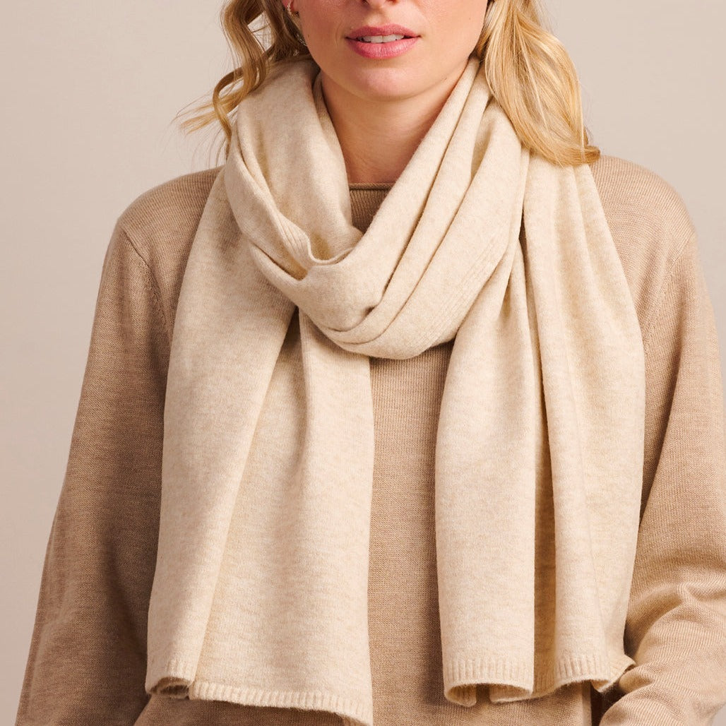 St Mortiz Scarf - Cream