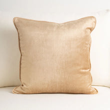 Crushed Velvet Cushion - Cinnamon