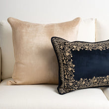 Crushed Velvet Cushion - Cinnamon