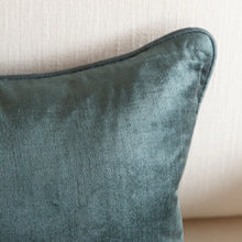 Crushed Velvet Cushion - Lake
