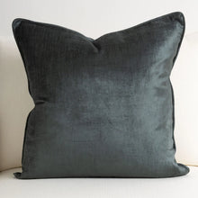 Crushed Velvet Cushion - Lake