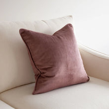 Crushed Velvet Cushion - Sugar Plum
