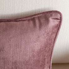 Crushed Velvet Cushion - Sugar Plum