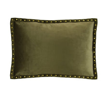 Velvet Studded Cushion - Lumbar