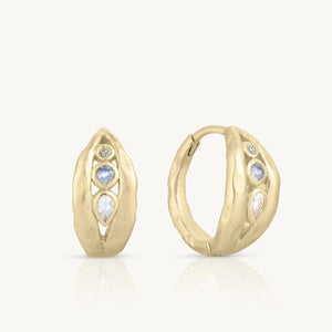 Dahlia Hoop Gold