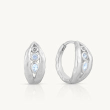Dahlia Hoop Silver