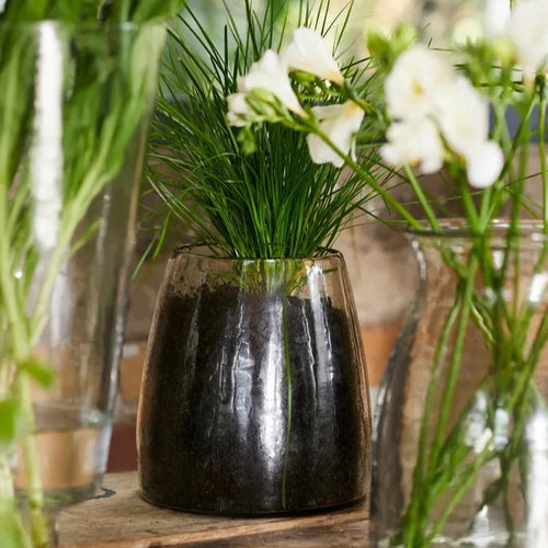 Dappled Clear Vase