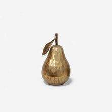 Gold decorative pear ornament