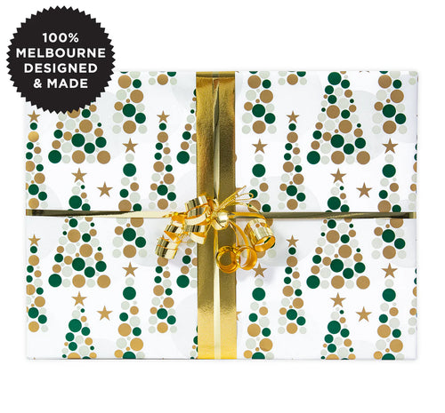 Dotty Trees Wrapping Paper Roll