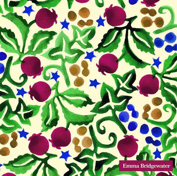 Emma Bridgewater Holly Rosehip & Ivy Cocktail Napkin