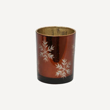 Etched Votive - Amber