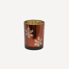 Etched Votive - Amber