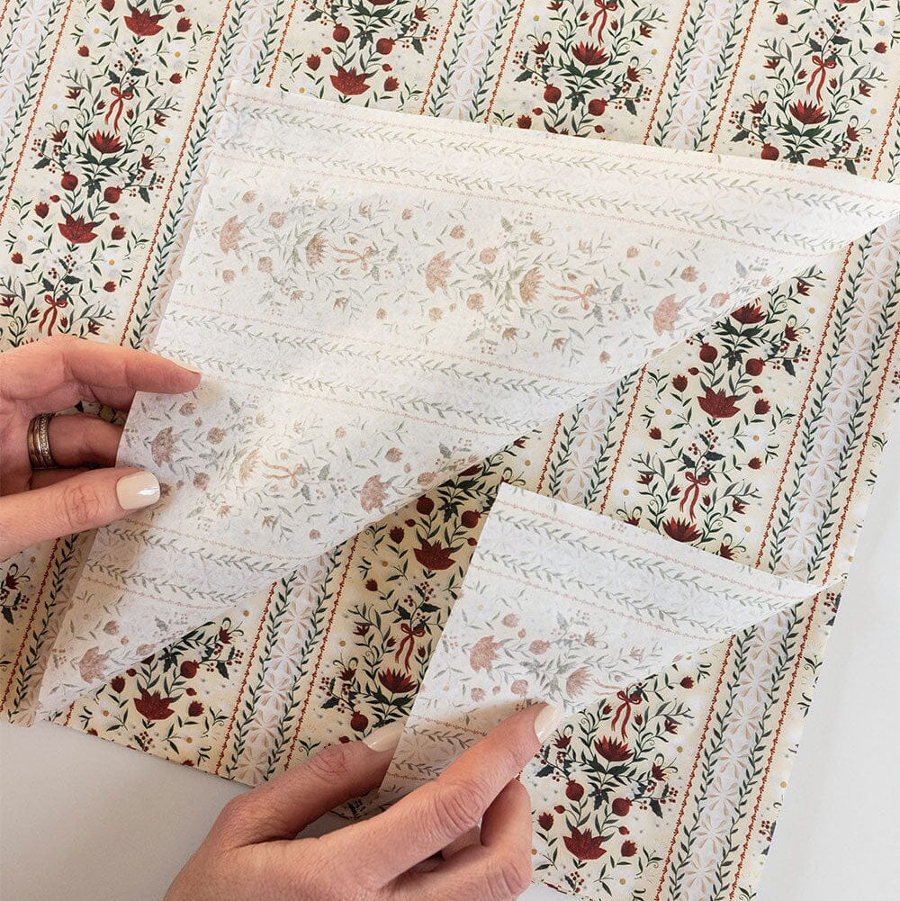 Festive Florals Tissue Paper