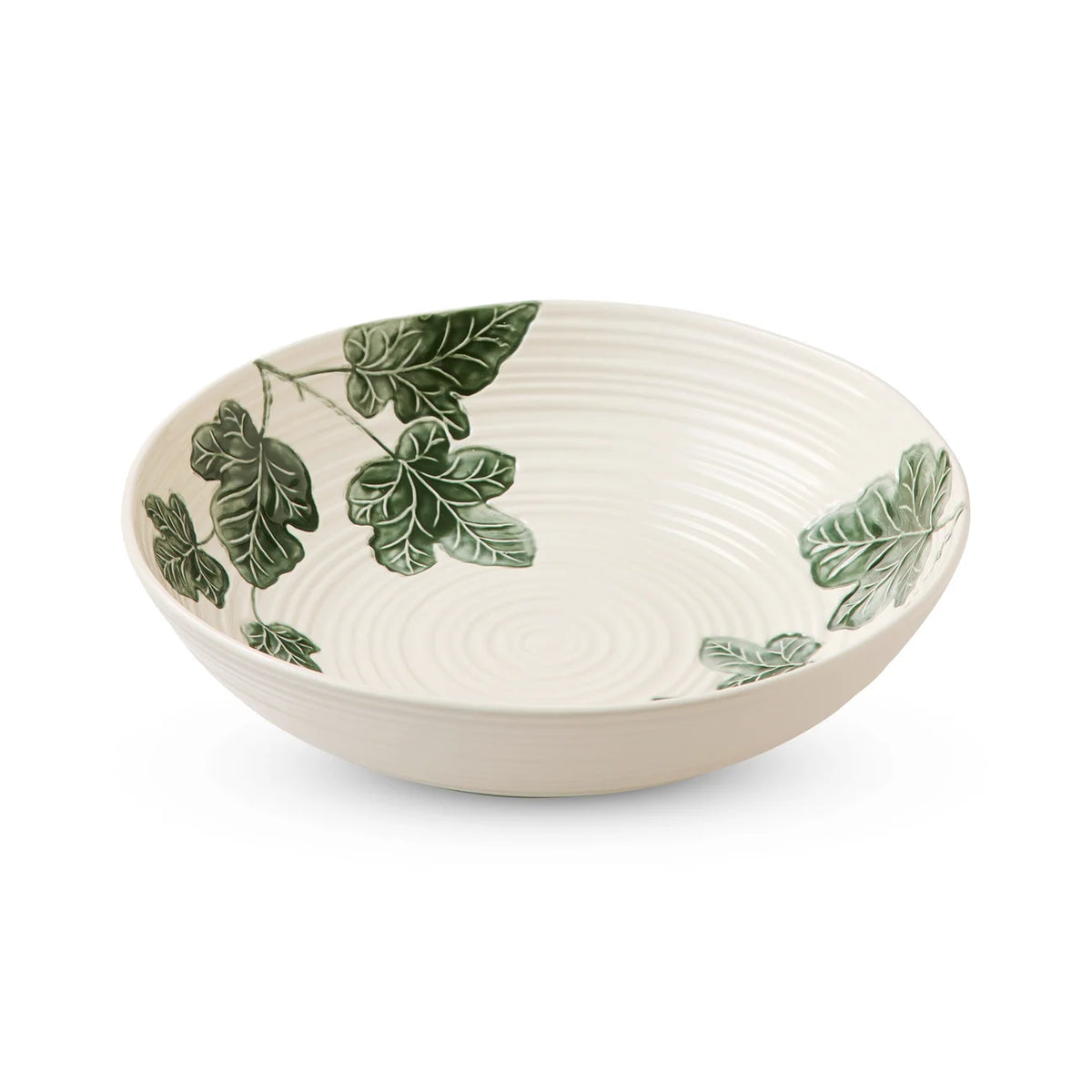Fig Hand Painted Serving Bowl