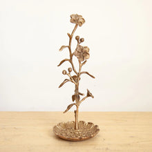 Fleur Brass Jewellery Stand