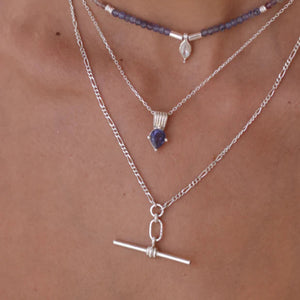 Fob Silver Necklace