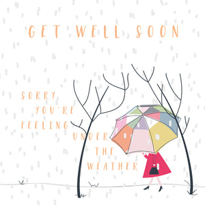 Under The Weather Greeting Card