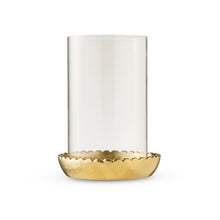 Gold Hurricane Candle Holder Small