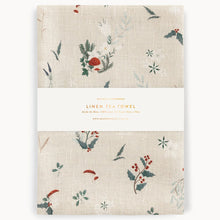 Heirloom Holly Christmas Tea Towel