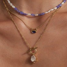 Herkimer Diamond Gold Necklace