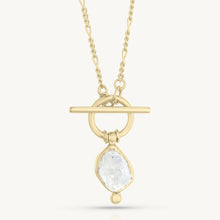 Herkimer Diamond Gold Necklace