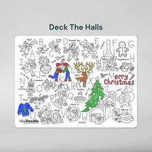 HeyDoodle Classic Mat Deck The Halls