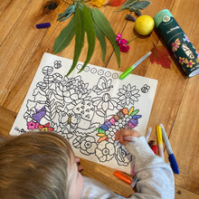 Flower Power Mini Colouring & Doodle Mat