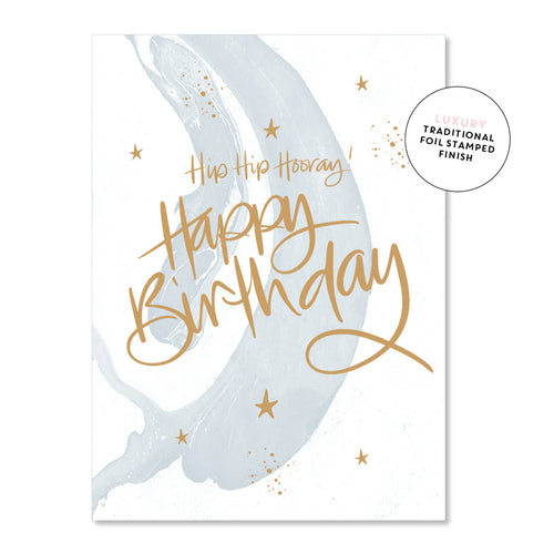Hip Hip Hooray Birthday Blue