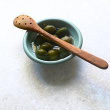 Holed Spoon Olive Wood
