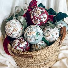 Hand-painted Time Capsule Christmas Bauble - Beige