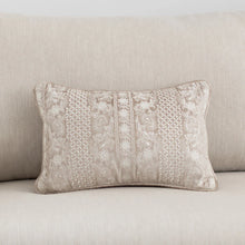 Isla Velvet Embroidered Cushion