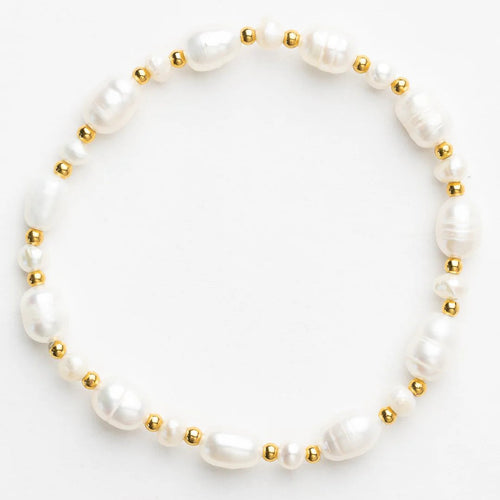 Izzi Pearl Bracelet Gold