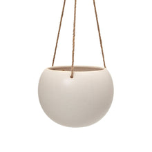Orbit Hanging Planter Oatmeal