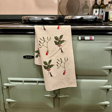 Laura Stoddart Holly Mistletoe Tea Towel