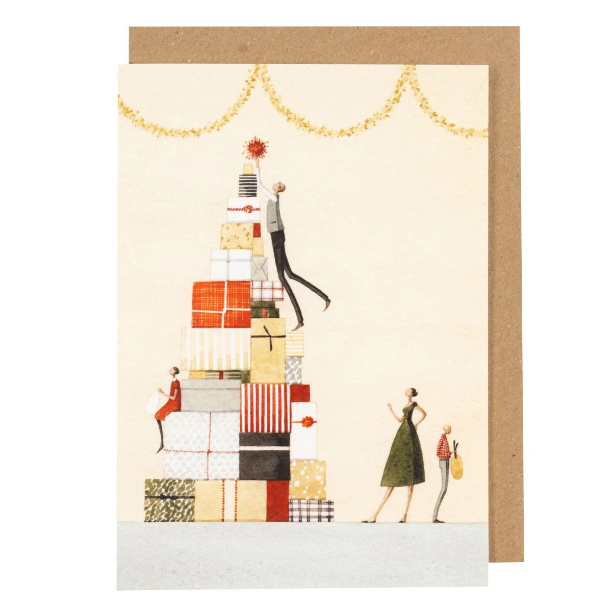 Laura Stoddart Present Pile Greeting Card