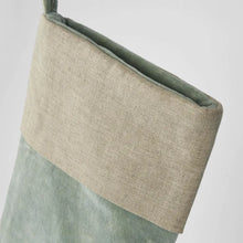 Velvet Stocking - Sage Green
