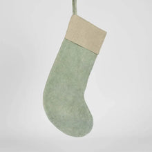 Velvet Stocking - Sage Green
