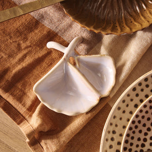 Lotus Dipping Bowl - Off White