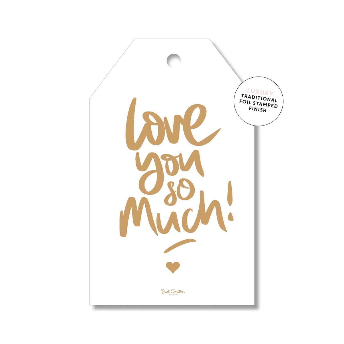 Love You So Much Gift Tag