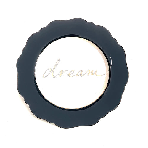 'Dream' side plate (slate grey)