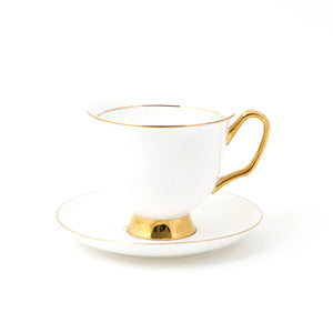 XL White Cup & Saucer