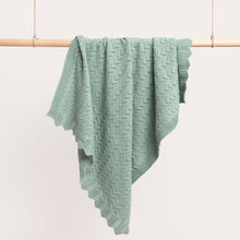 Chevron Knit Baby Blanket