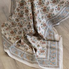 Mabel Block Printed Tablecloth