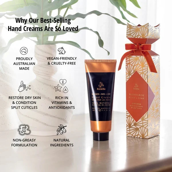 Mandarin, Basil + Lime Hand Cream Christmas Edition